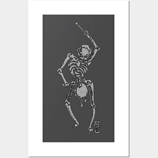 Skeleton Drummer Posters and Art